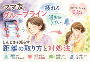 ママ友グループラインが疲れるし通知がうざい時に読む話｜しんどさを減らす距離の取り方と対処法