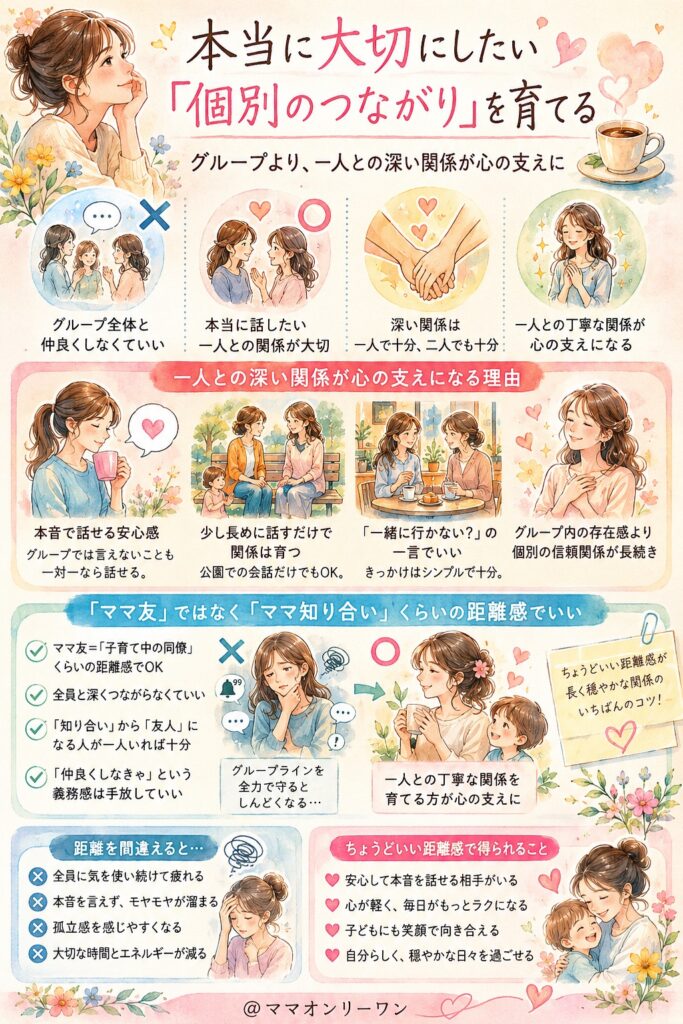本当に大切にしたい「個別のつながり」を育てる