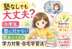 【塾なしでも大丈夫？】小学生が塾に行かない選択と、家庭でできる学力対策・自宅学習法