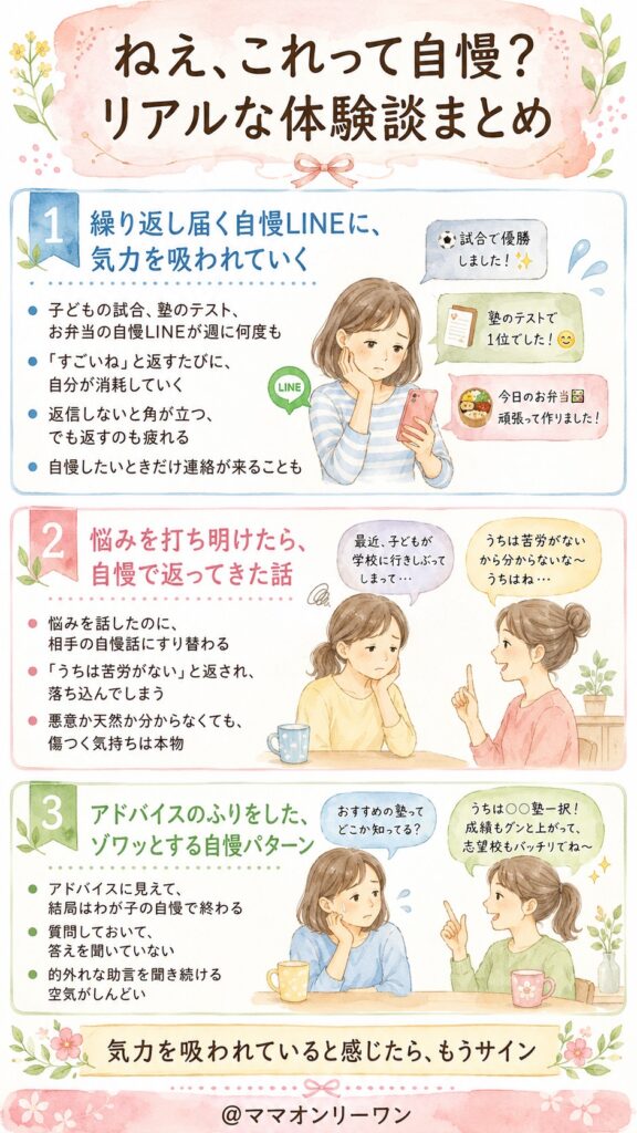 ねえ、これって自慢? リアルな体験談まとめ