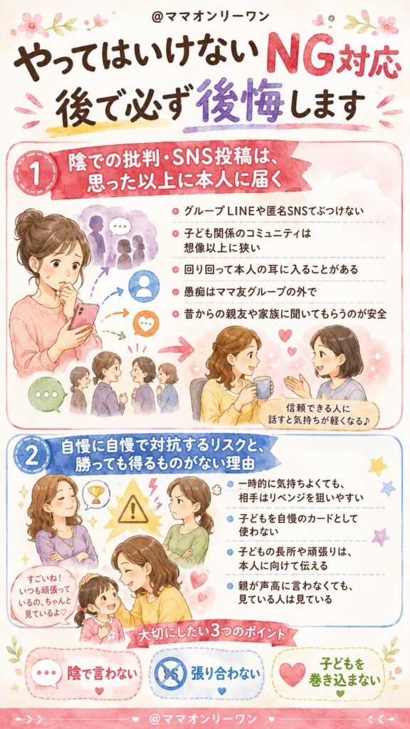 やってはいけないNG対応——後で必ず後悔します