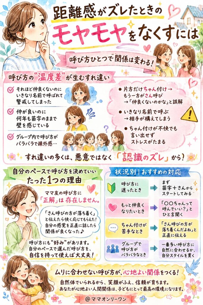 距離感がズレたときのモヤモヤをなくすには