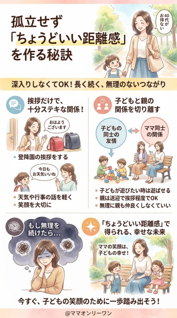 孤立せずに「ちょうどいい距離感」を作るには