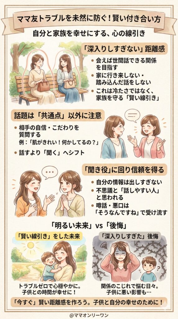 トラブルを未然にふせぐための付き合い方