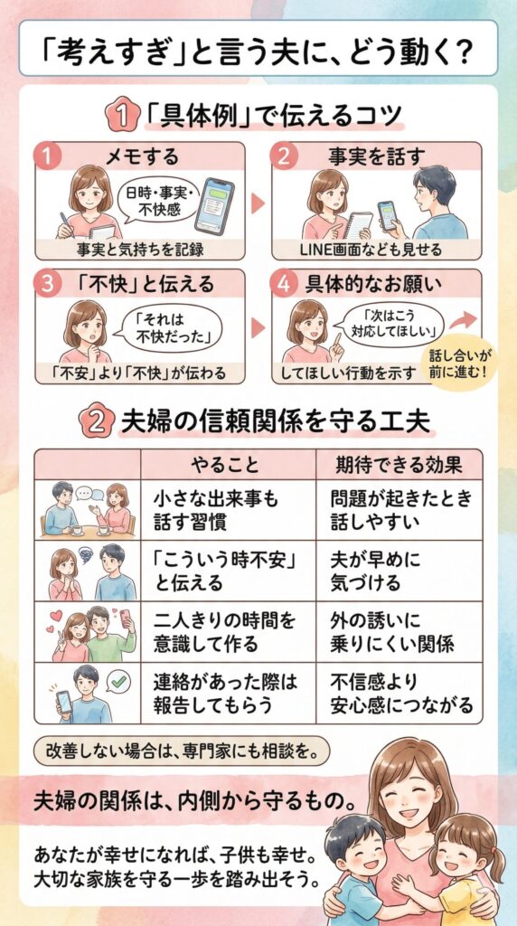 旦那が気づいていない・否定してくる場合の動き方