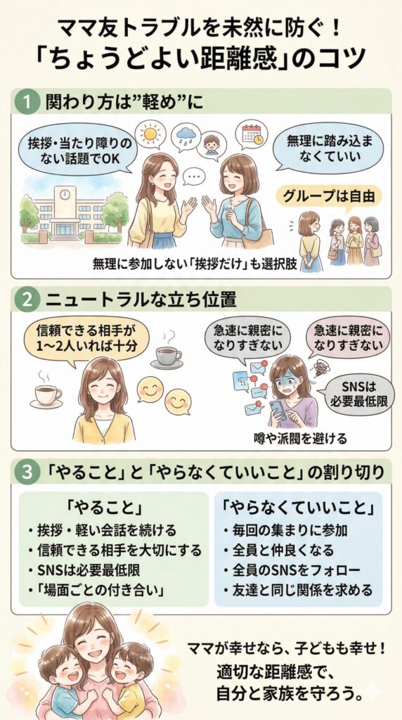 トラブルを未然に防ぐ「ちょうどよい距離感」のコツ