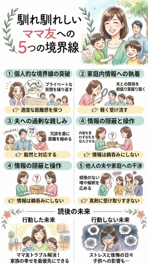 馴れ馴れしいママ友に共通する５つの特徴