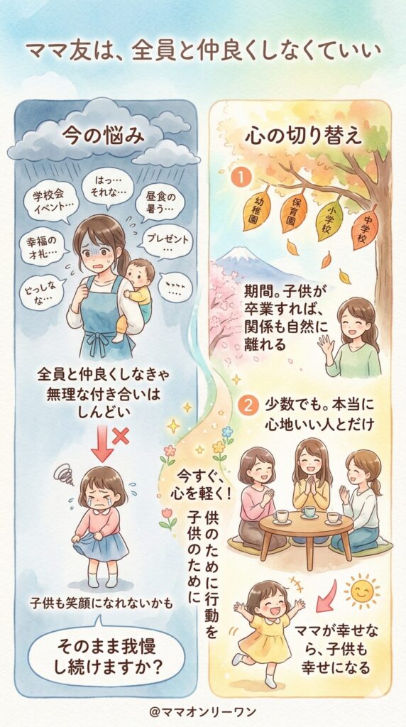 全員と仲良くしなくていい、という話