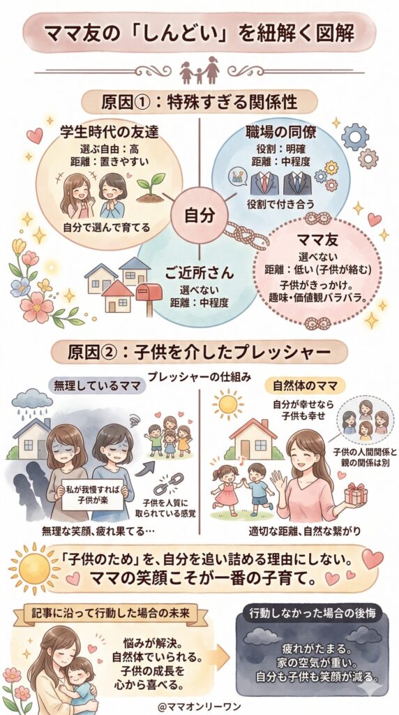 ママ友関係がここまで難しい本当の理由