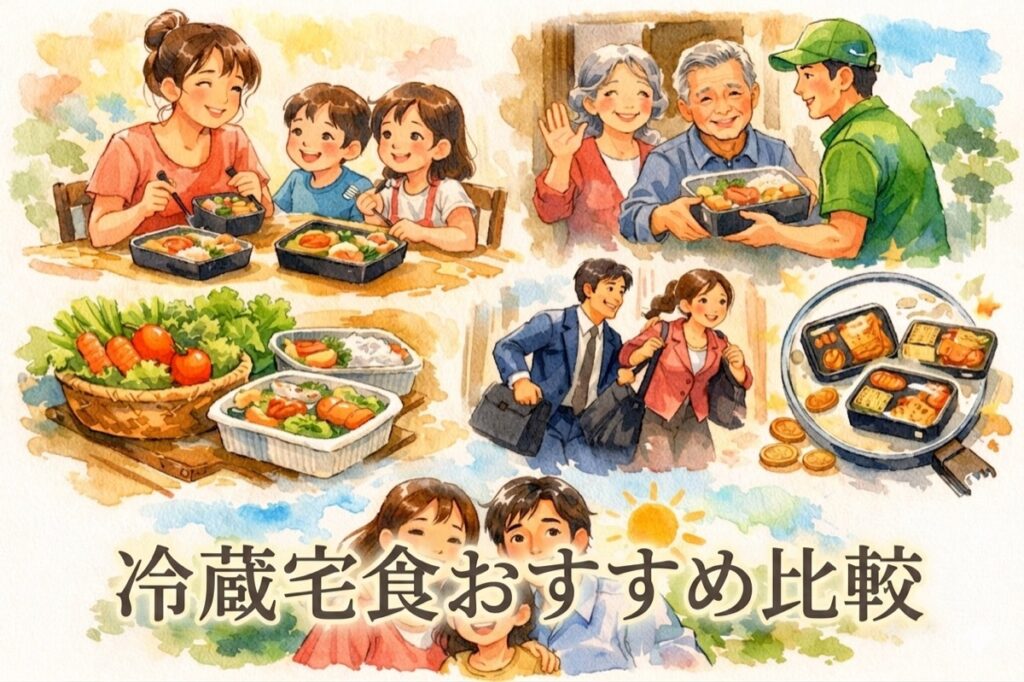 冷蔵宅配食おすすめ比較｜味と受け取りやすさで後悔しない選び方【子育てママ向け】