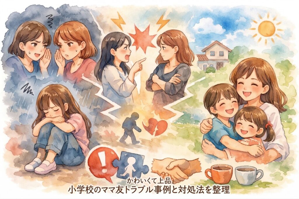 小学校のママ友トラブル事例と対処法を整理｜よくある修羅場と距離の取り方までわかる