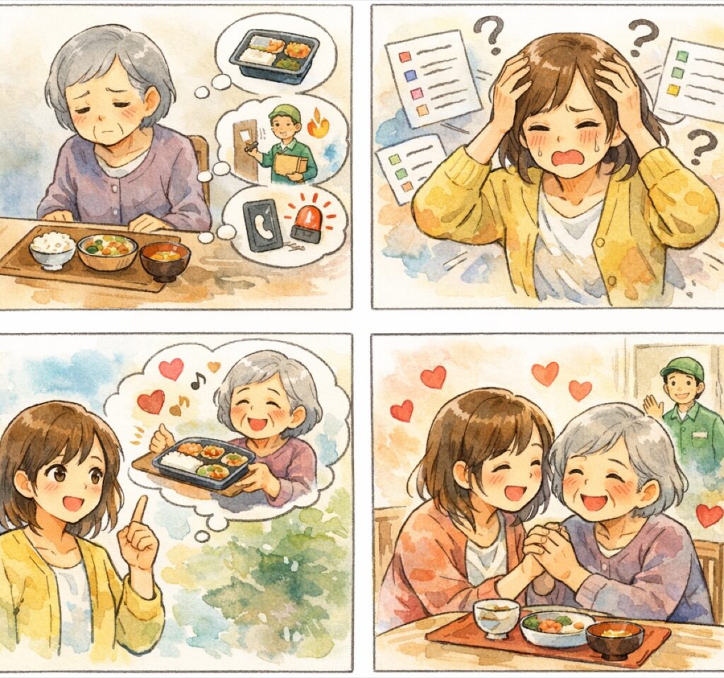 一人暮らし高齢者の食事宅配の選び方｜費用を抑えて栄養と見守りを両立するサービス比較