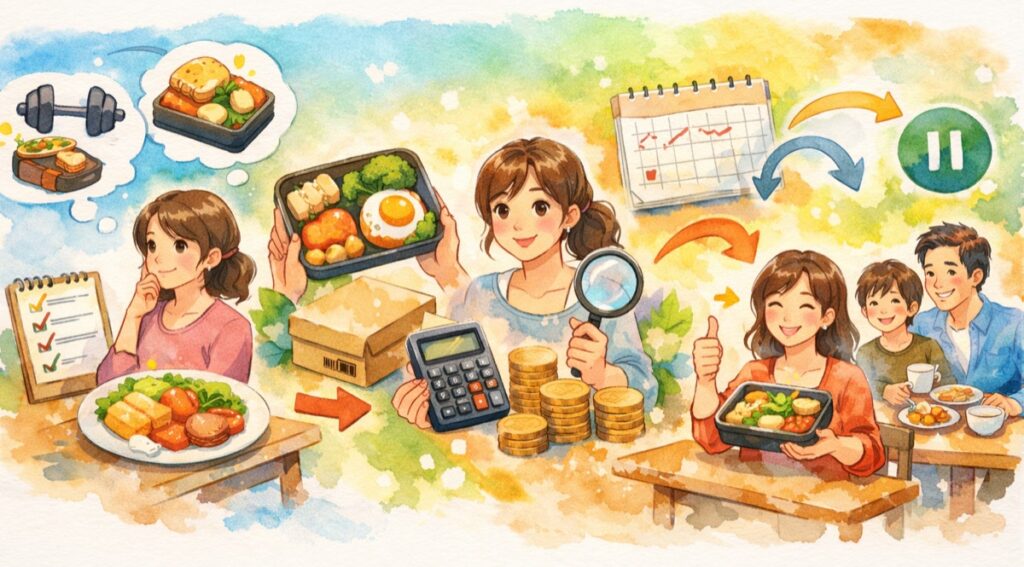 まとめ:美味しいダイエット宅配弁当を選ぶコツ|続けやすくて失敗しない7サービスを料金・栄養バランスで徹底比較