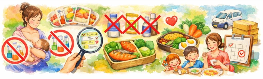 まとめ：産後に無添加の宅配弁当を選びたい人へ｜体をいたわる選び方のポイント