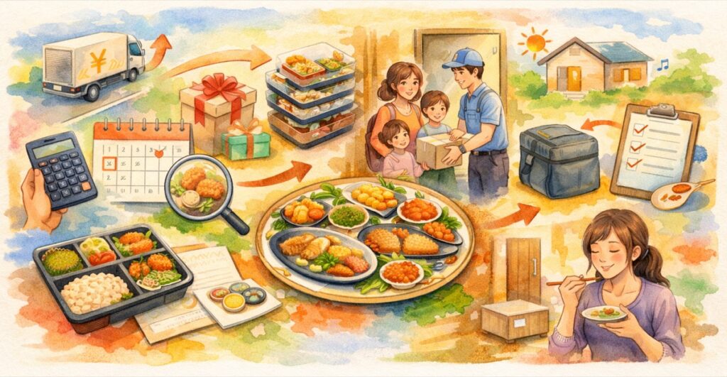 まとめ：安い宅食でおかずのみを賢く選ぶ方法｜送料込み実質価格と満足度を落とさない比較ポイント