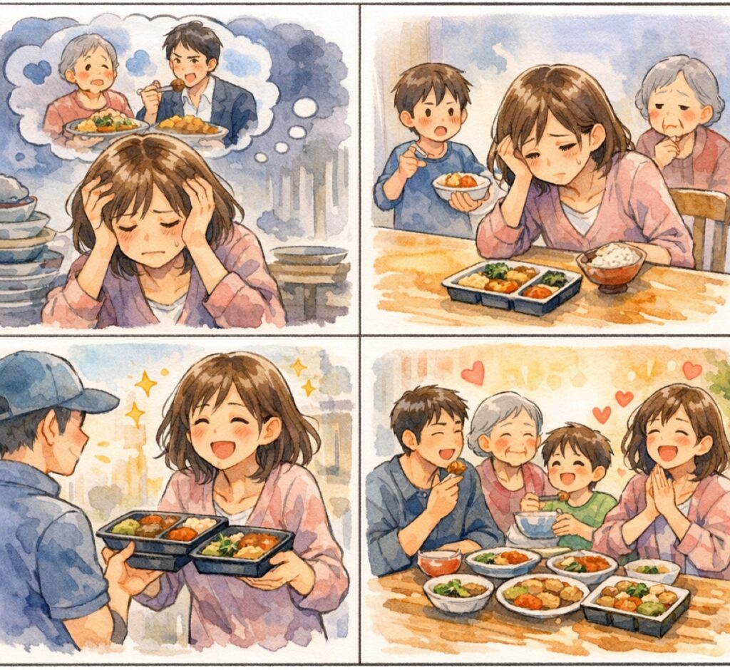 宅食ボリューム比較｜量が多いサービスを夫・子供・高齢親で試した結果とコスパまとめ