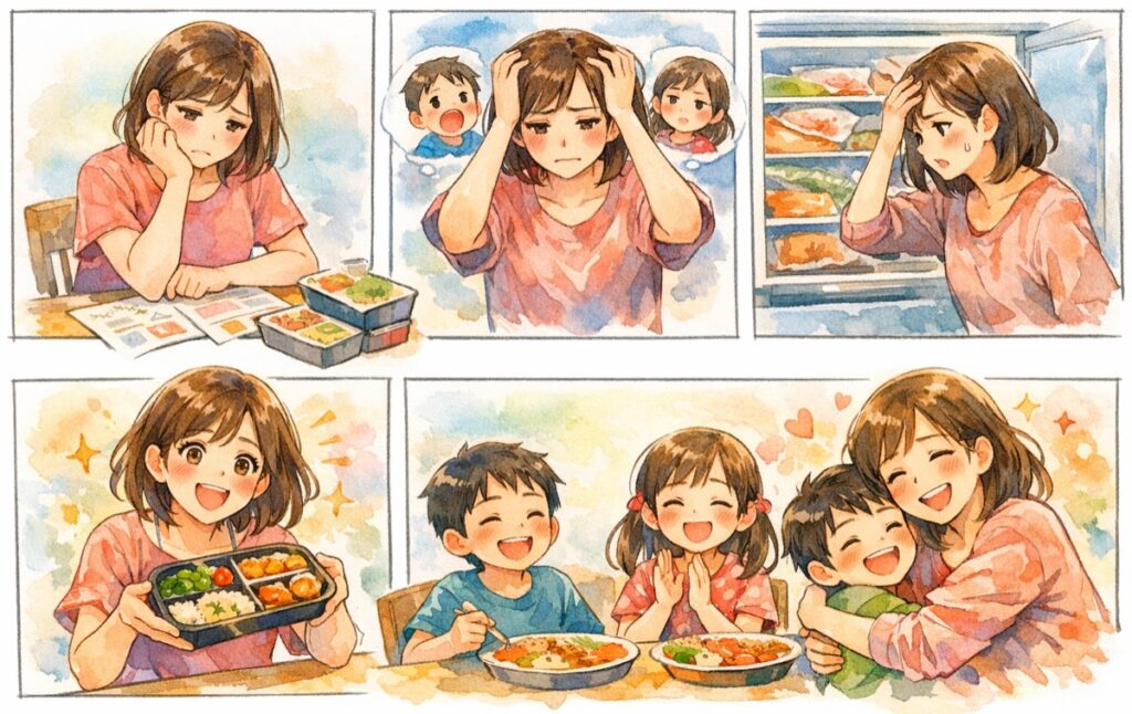 夏休みの子供向け宅配弁当は助かる？短期だけ使える選び方と失敗しないサービス比較【ママ目線】