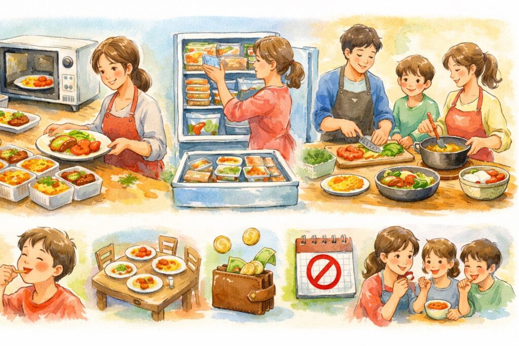 まとめ:ファミリー向け宅配食はどれが使いやすい?家族ごはん目線で徹底比較
