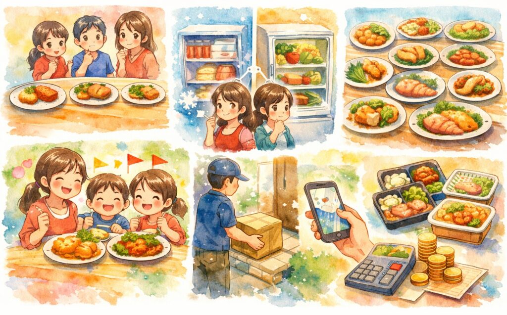 まとめ:3人家族に宅配食は合う?使い切りやすさとコスパを7サービスで正直に比較