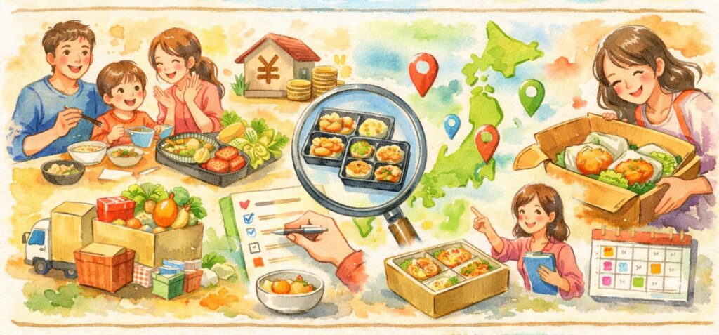 まとめ：4人家族の宅配食は量と費用が心配？ファミリー向けの6社を比べた後悔しない選び方と比較
