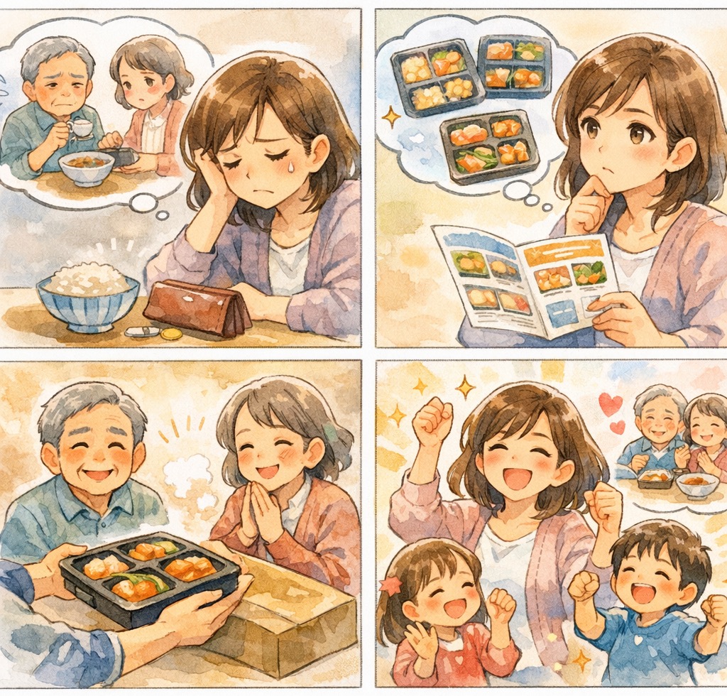 高齢者向け宅配弁当でおかずのみを選ぶメリットと注意点|6サービスを栄養・費用で比較