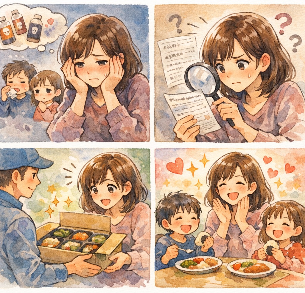 子供向け無添加の冷凍弁当はある？幼児から使える宅配サービスの選び方と安心のポイント