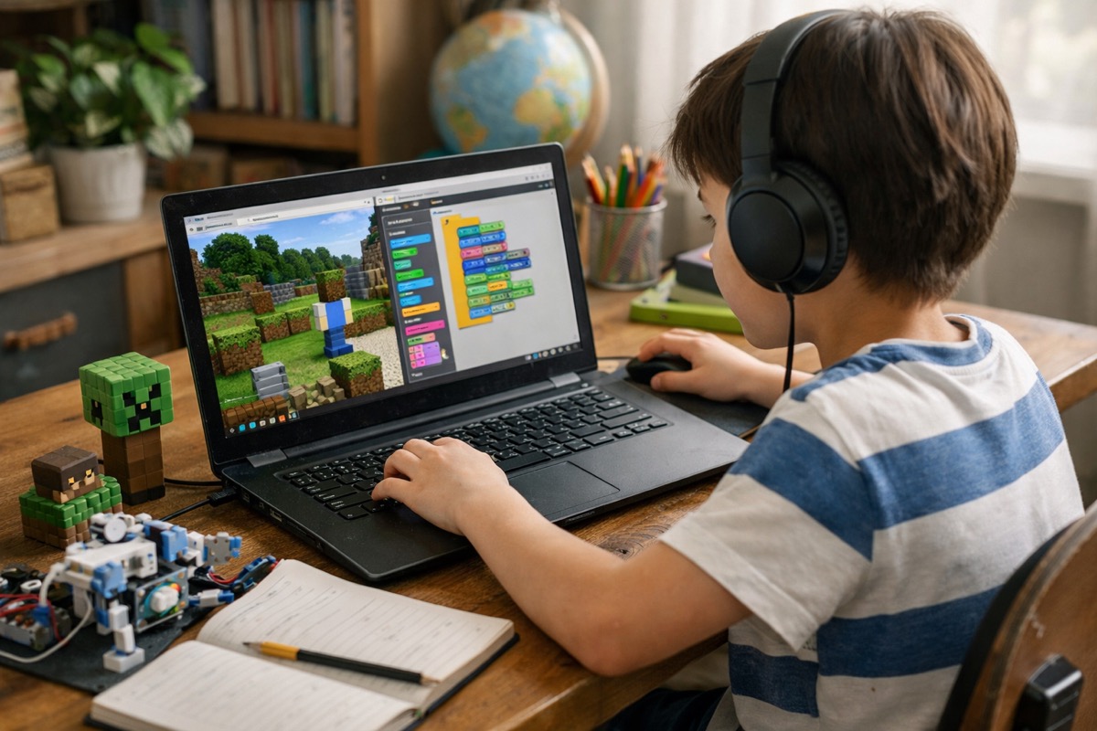 小学生がマイクラでプログラミングを学ぶ方法【教育版の使い方と学習効果を徹底解説】パソコン苦手な親でも安心