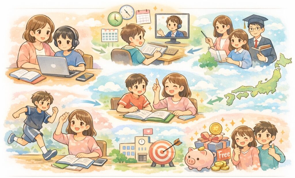 まとめ：中学生向けオンライン家庭教師おすすめ比較！費用・特徴・選び方を解説