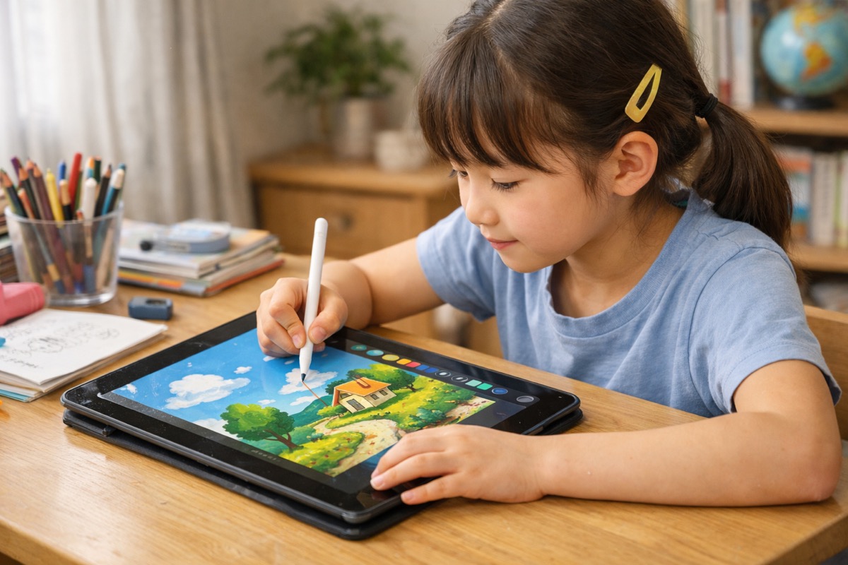 オンライン絵画教室【小学生向けおすすめ7選】自宅で本格的に絵を学ぶ方法と月謝・費用を徹底比較