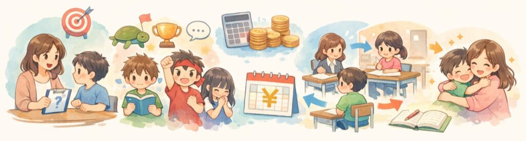 まとめ：小学生向け個別指導塾おすすめ！費用・特徴・子どものタイプ別の選び方
