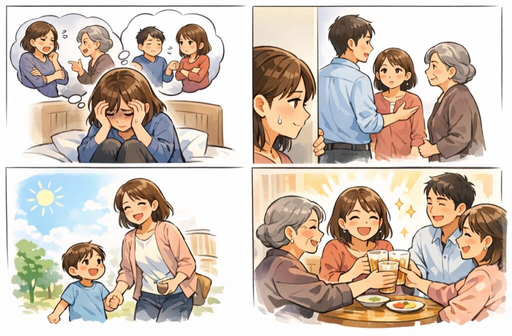 嫁姑問題の解決策はある?仲良くしなくていい理由と、楽になるための今すぐ使える考え方