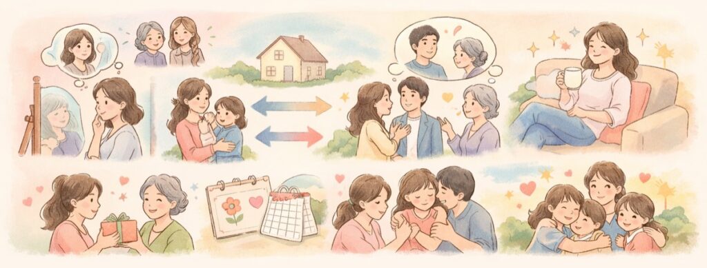 まとめ:嫁姑問題の解決策はある?仲良くしなくていい理由と、楽になるための今すぐ使える考え方