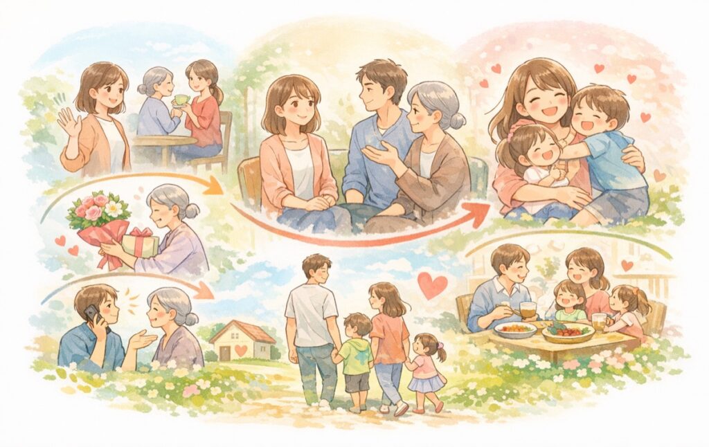 まとめ:嫁姑で仲良くしている人の割合は?関係がうまくいく人の共通点を解説