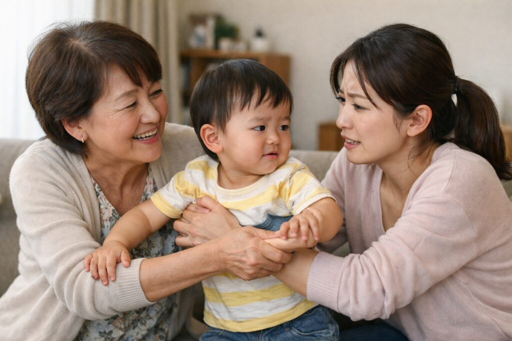 義母が孫にべったりで怖い…孫の取り合いが起きる理由と子どもを守る具体的な線引き方法