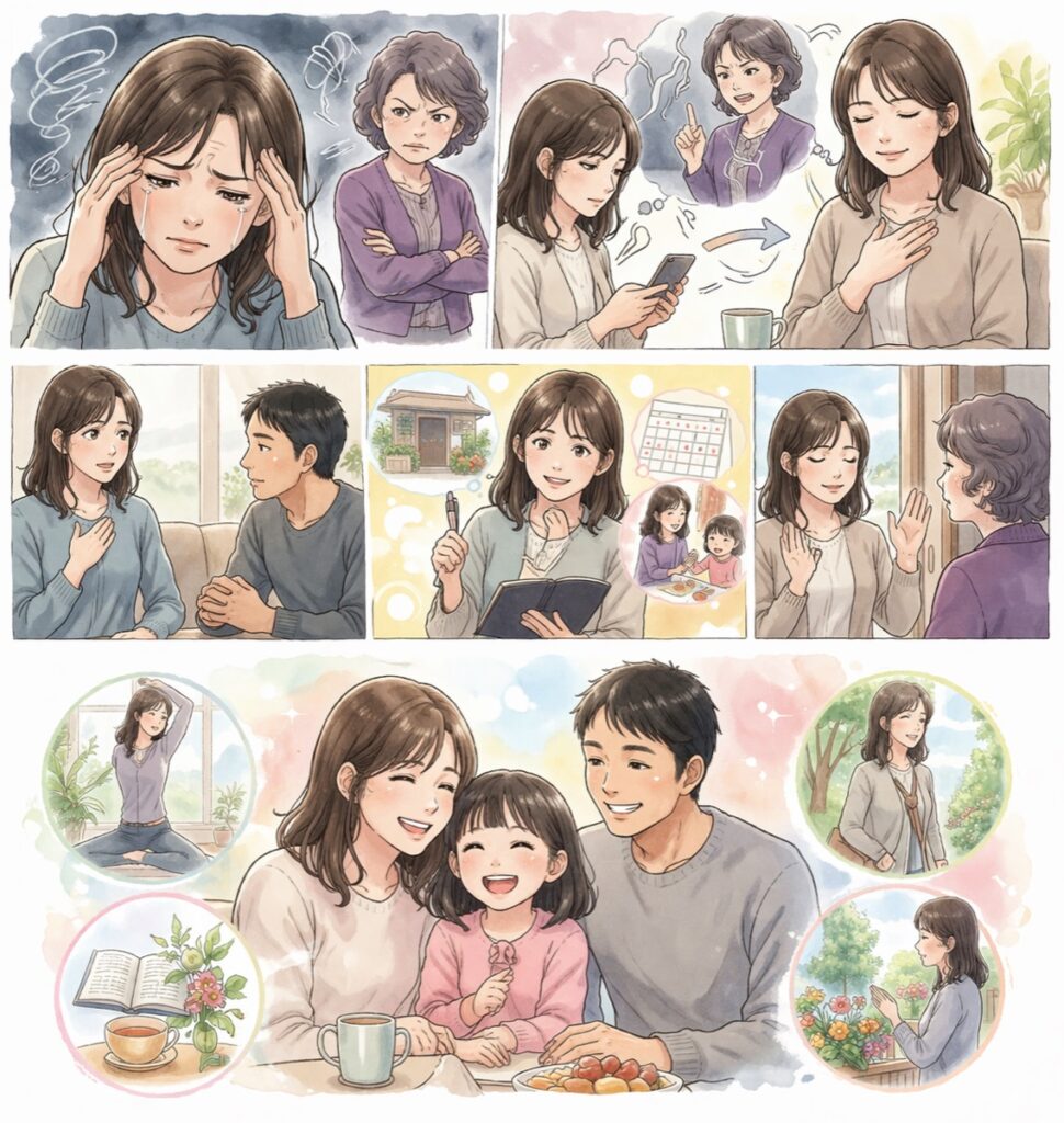 姑が嫌いで無視したいあなたへ|毎日の連絡でイライラ限界でも距離を取る現実的な方法