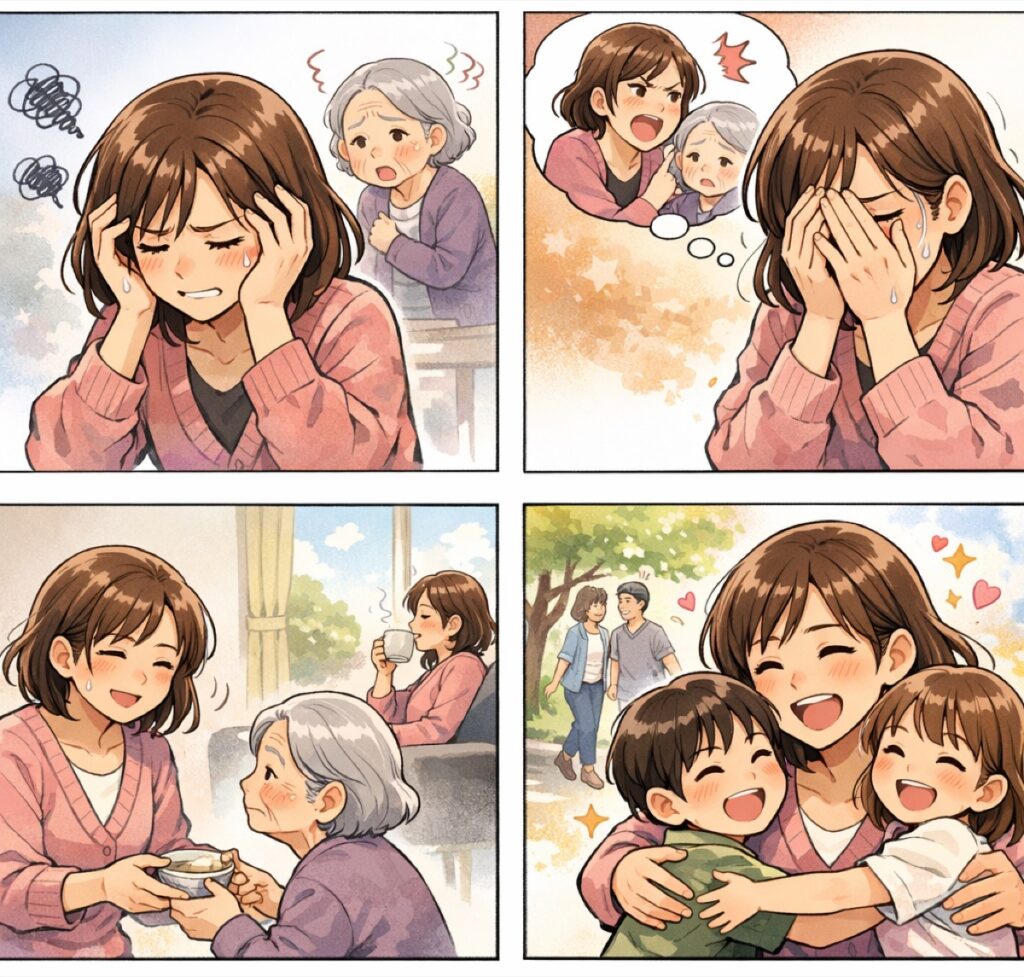 認知症の姑にイライラしても自分を責めないで｜声を荒げた翌朝の後悔を減らす向き合い方 