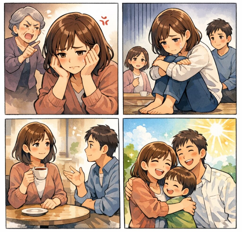 姑にムカつく気持ちは正常だった|イライラをリセットする考え方と無理しない距離感