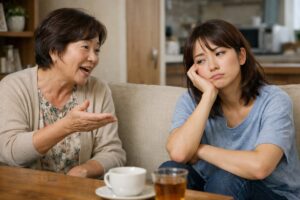 姑が自分の話ばかりする心理とは？会話泥棒な義母をしんどくならずに受け流す方法
