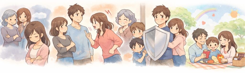 まとめ：嫁姑問題で旦那が悪いと言われる理由｜夫の立ち回りが大切なわけ