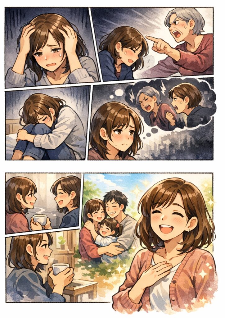 姑の暴言で心が折れそうなときの対処法|傷を深くしない気持ちの整理と距離の置き方