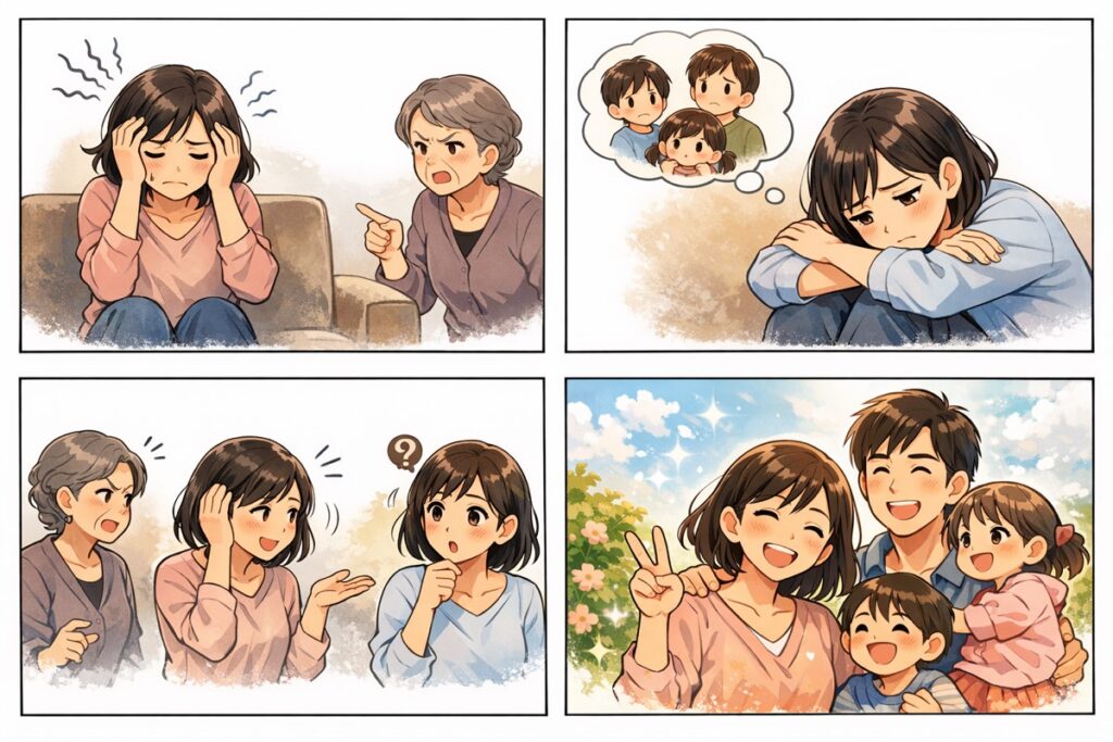 姑の嫌味への返し方｜角を立てずに自分を守る言い回しと「流せない自分」をやめる考え方