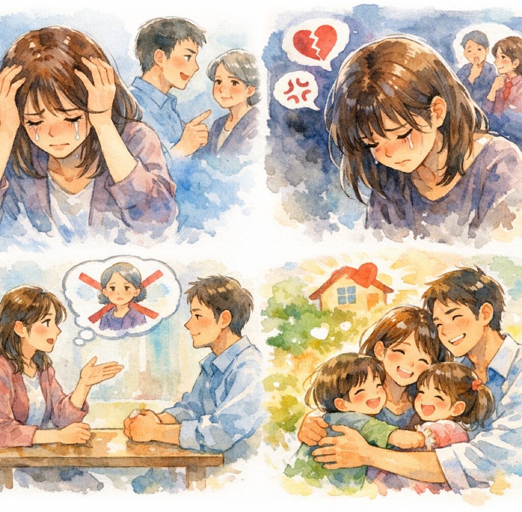 嫁の悪口を姑に言う旦那は危険サイン|夫婦関係が壊れる前にできる話し合い方と対処法