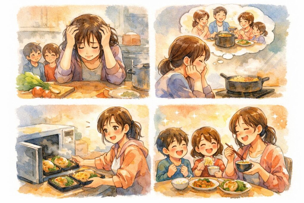 共働き家庭の子供向け宅食は本当に使える?平日の夕飯がラクになる選び方と状態別サービス比較