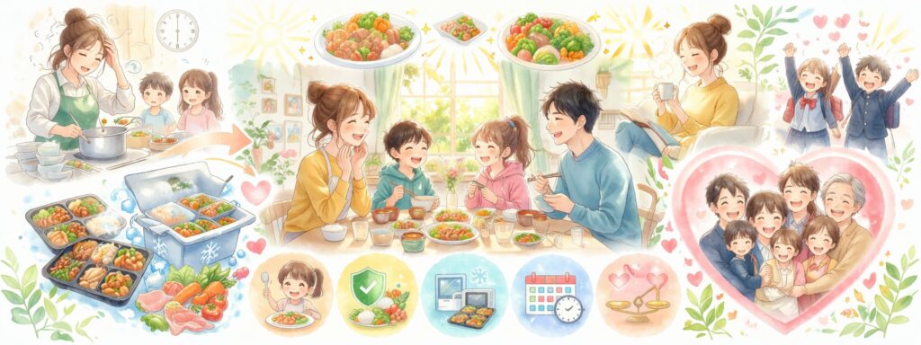 まとめ:共働き家庭の子供向け宅食は使える?平日がラクになる選び方を解説