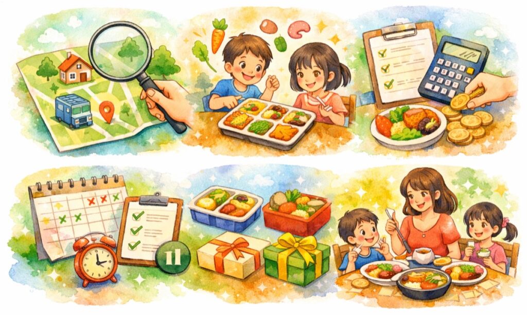 まとめ：幼児食から家族みんなの食卓へ｜子供向け宅配弁当おすすめを安全性・価格で比較