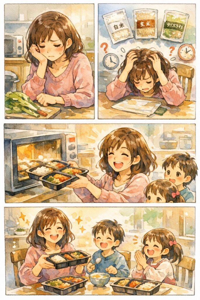 ご飯付き宅食の失敗しない選び方｜白米・玄米・ダイズライス別に料金と使いやすさで徹底比較