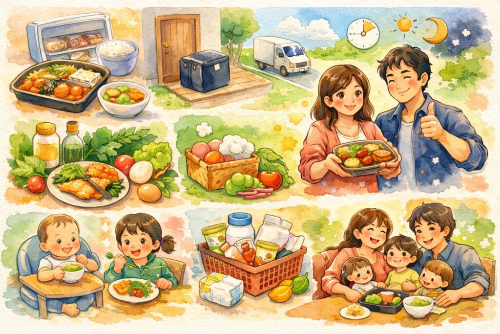 まとめ：産後の食事宅配の選び方｜無添加・栄養重視で家事負担を減らして続けやすいサービス比較
