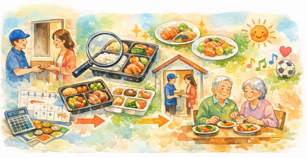 まとめ：安くて美味しい宅配弁当で失敗しない選び方｜送料込みの実質料金・使いやすさ・メニュー数を徹底比較