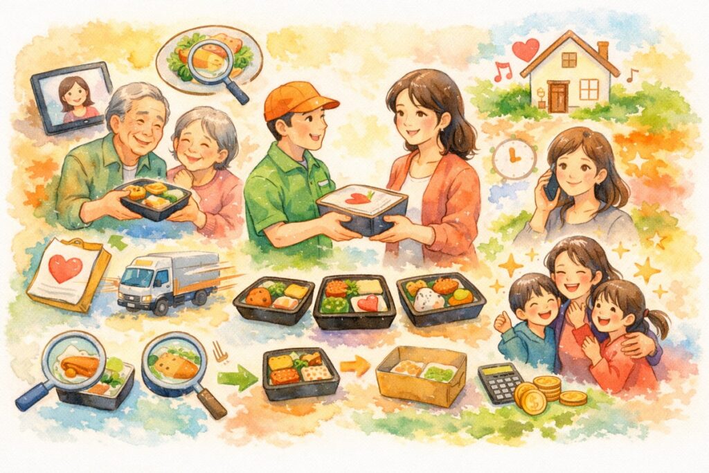 まとめ:高齢者向け宅配弁当を毎日使うコツ|遠くに住む親の栄養管理を負担なく続ける選び方