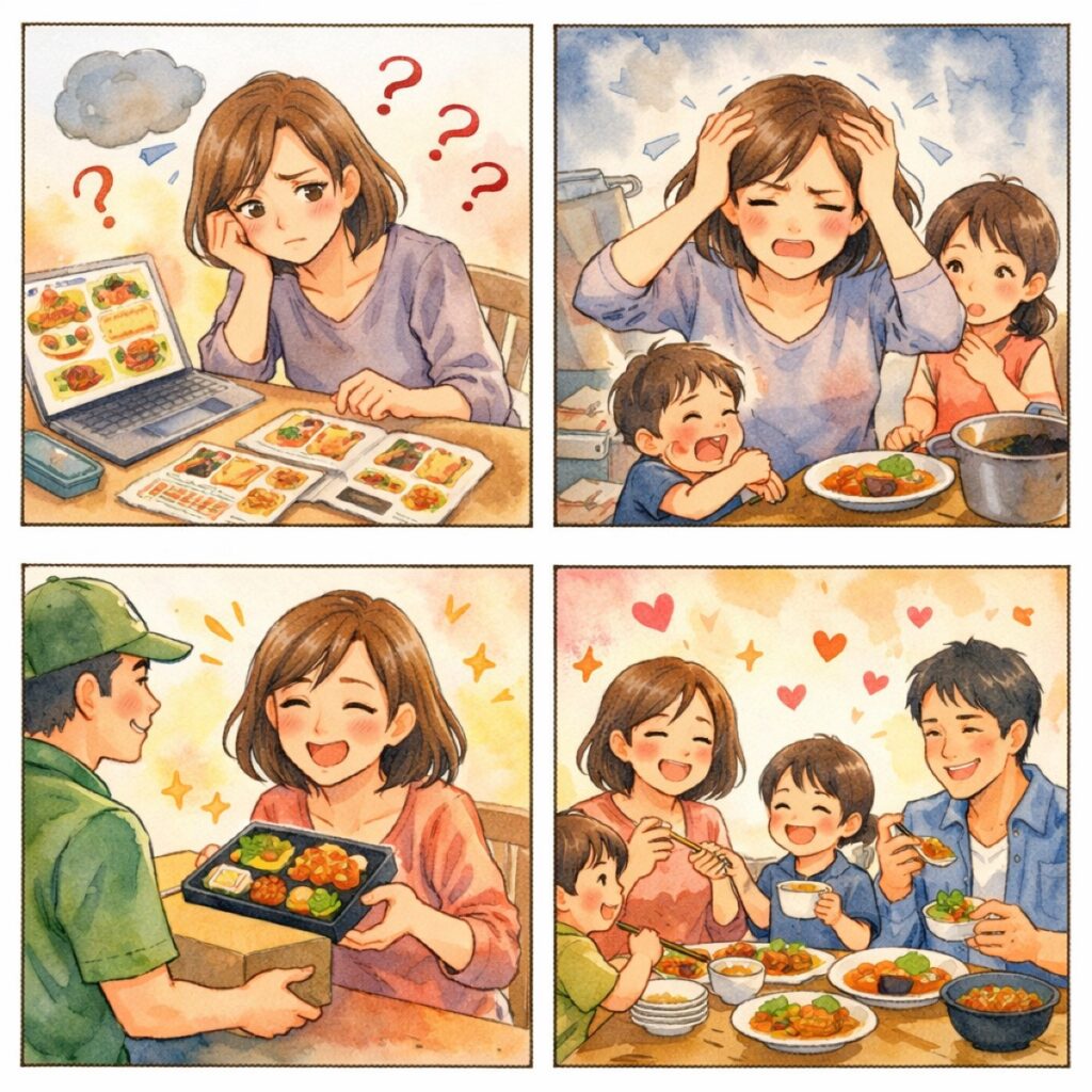 安い宅食で損しない選び方｜家族4人向けコスパ重視・送料無料サービスの比較ポイント